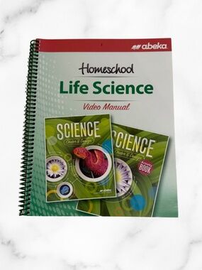 Abeka 7th Grade Life Science Homeschool Video Manual Spiral Textbook